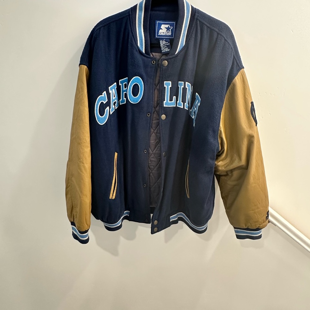 STARTER Black and Yellow Varsity Jacket